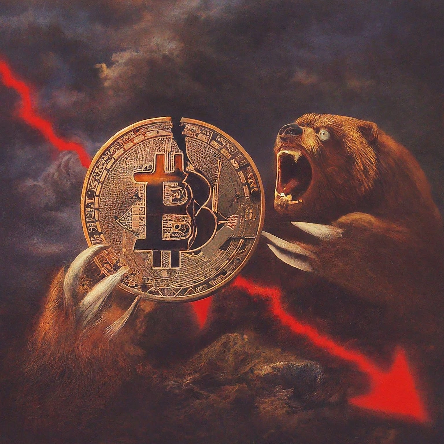 Bitcoin’s Bearish Whispers: Is a Market Downturn Imminent? #Bitcoin