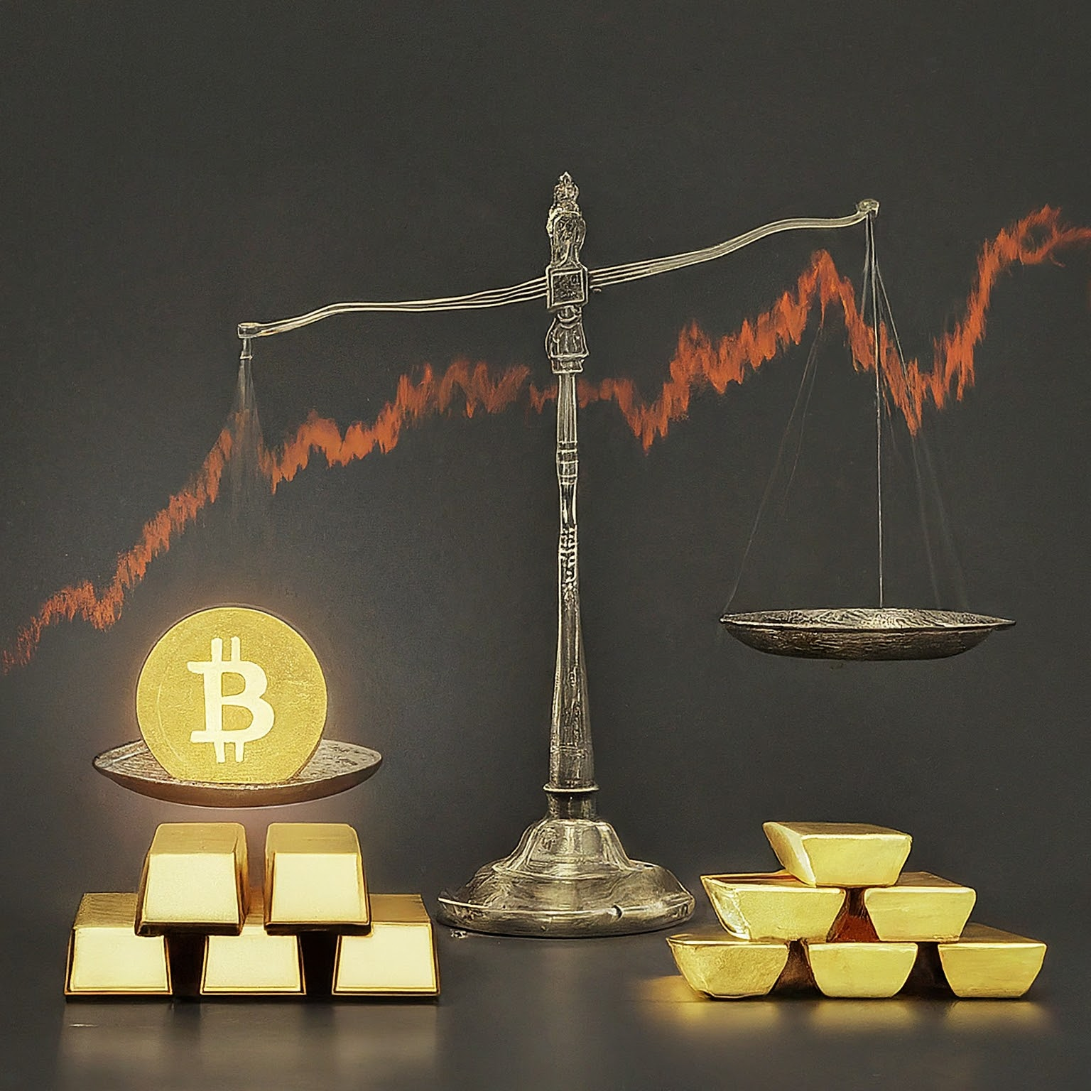 Bitcoin Slumps While Gold Nears Record High. What’s the Disconnect?